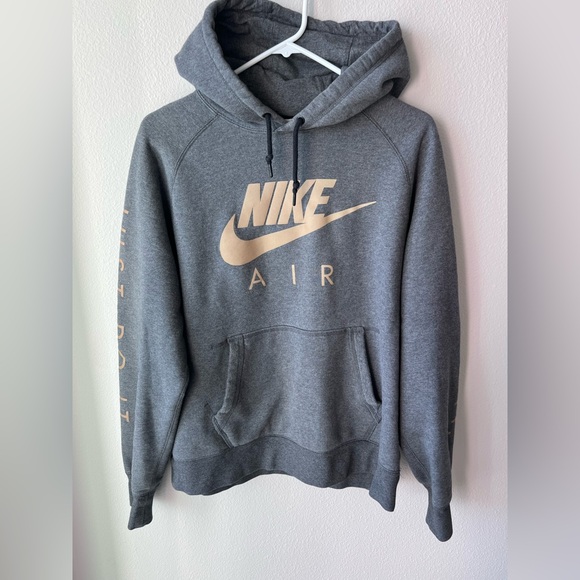 Nike Tops - Nike Women’s Gray and Gold Hoodie Size Large